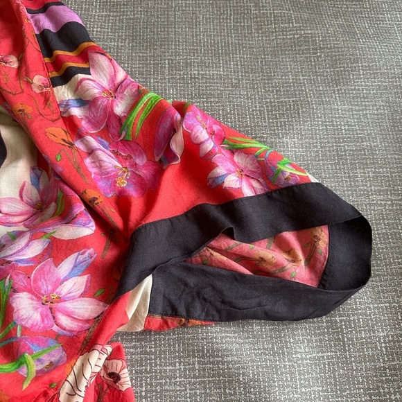 Free People short Kimono Coverup multicolor one size - Picture 8 of 12